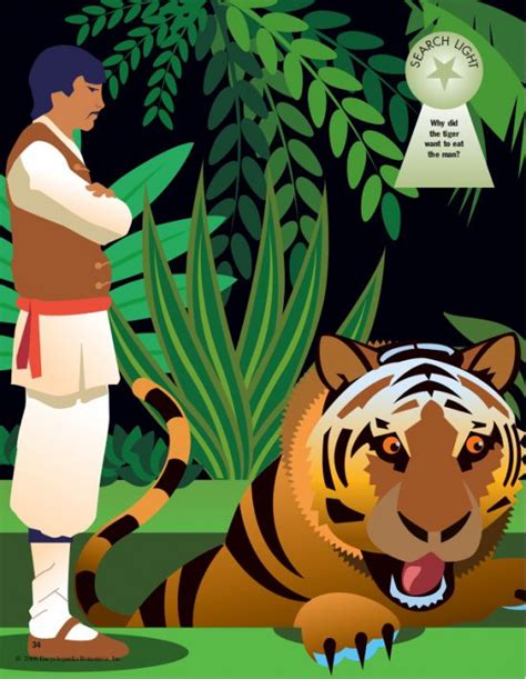  The Woodcutter and the Tiger - A Timeless Tale of Kindness and Unexpected Rewards!